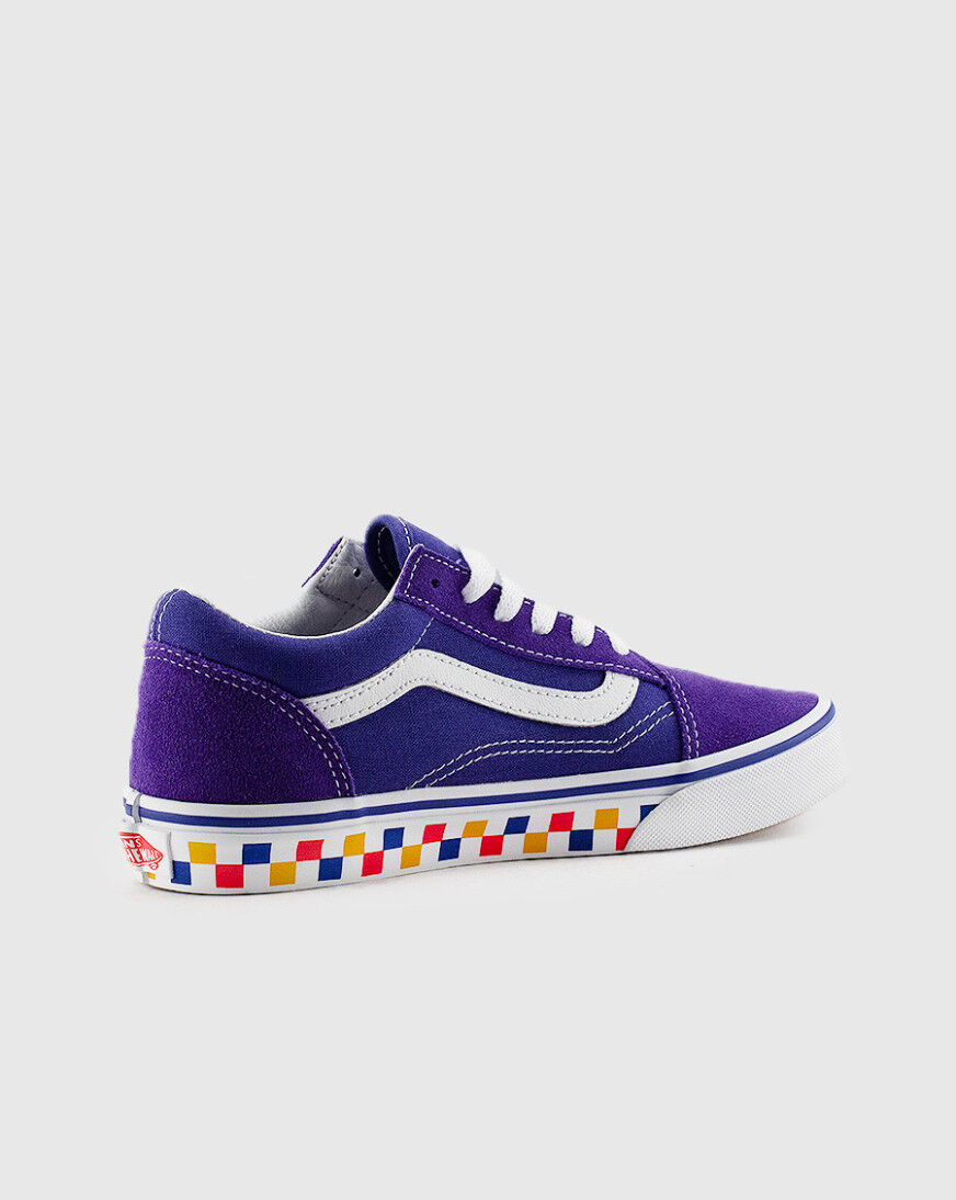 vans blue checkerboard old skool