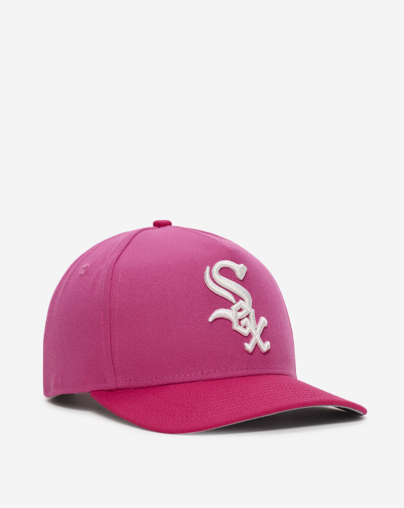 New Era 9Fifty A-Frame Chicago White Sox Snapback Hat 70921270 Pink 1