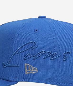 9Fifty Detroit Lions Script A-Frame Snapback Hat