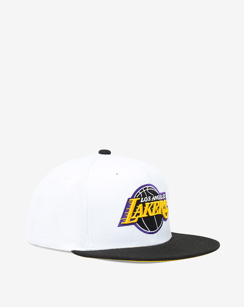 Mitchell & Ness Los Angeles Lakers Reload 2.0 Snapback Hat 6HSSRI20091-LALWHBK White 1