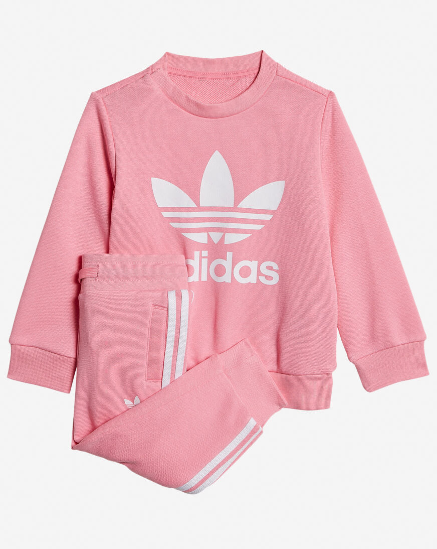 pink adidas crew neck
