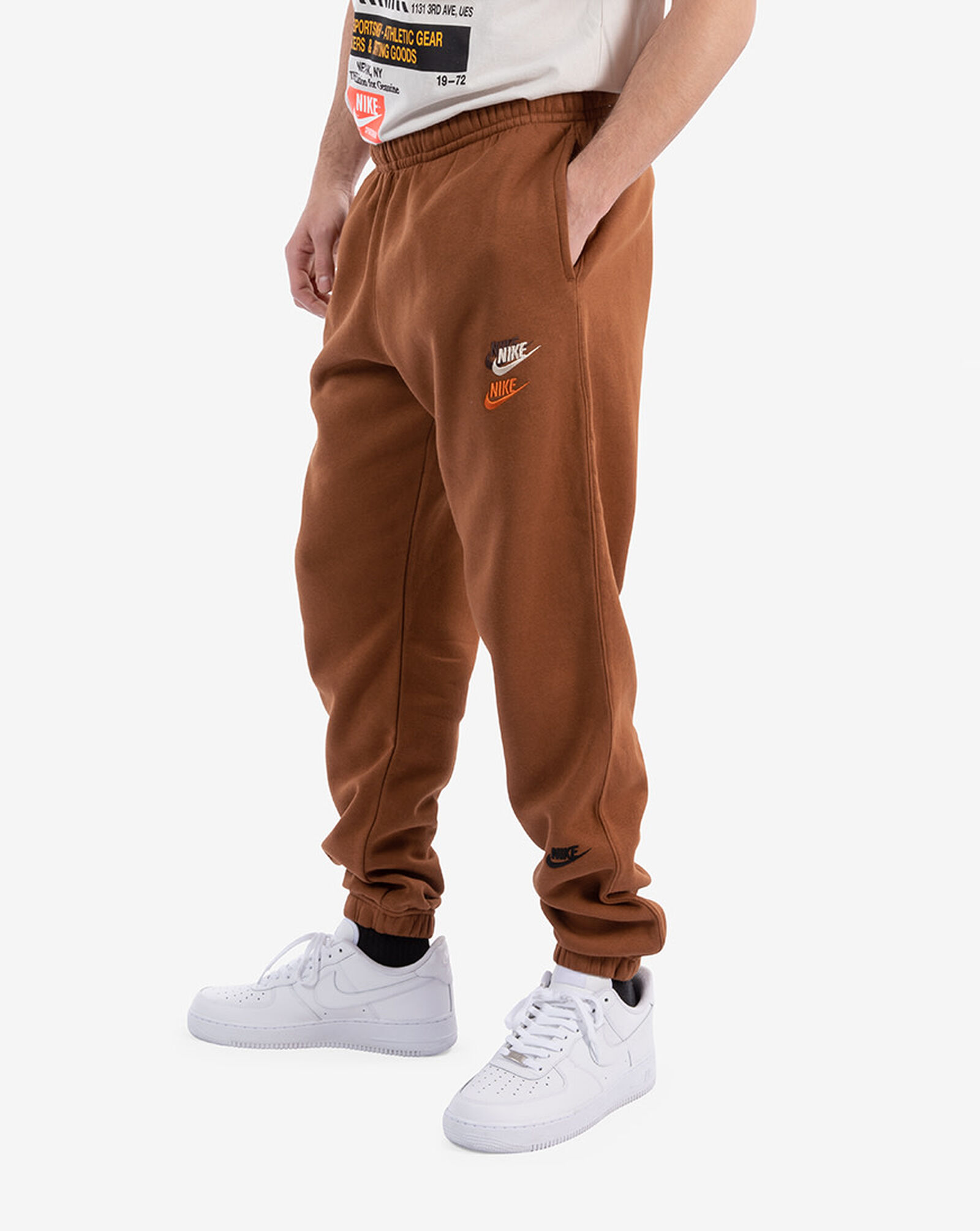 Shop Nike NSW Sport Essentials+ Joggers DM8884204 brown SNIPES USA