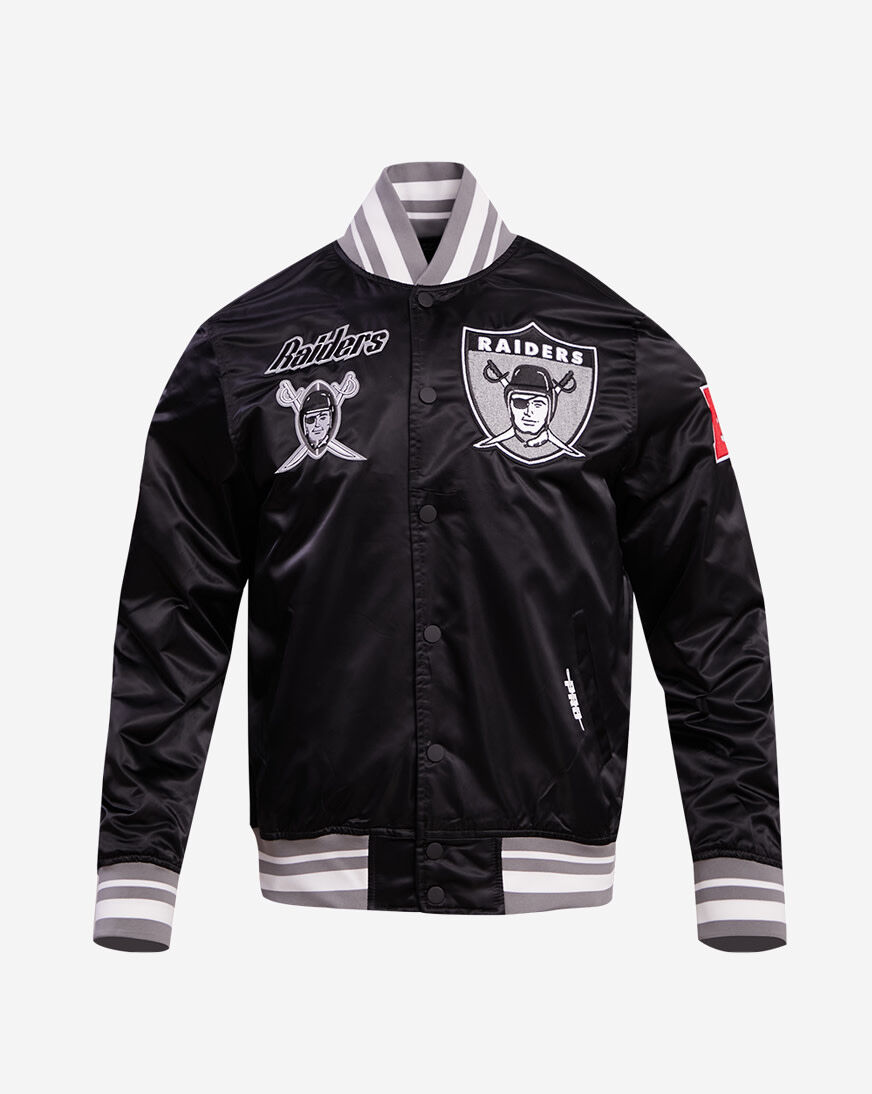 RAIDERS ナイロンジャケット 黒 Shop PRO STANDARD Las Vegas Raiders Retro Classic Rib Satin