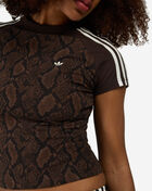 adidas Snake Print Cali T-Shirt KX1889 Brown 3
