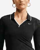 Nike NSW Chill Knit Tight Mod-Cropped Long-Sleeve Lace Top IM8389-010 Black 3