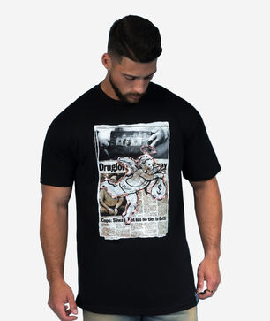 Newspaper Burning Angel Tee