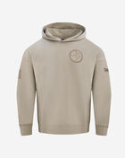 PRO STANDARD Pittsburgh Steelers Neutral Drop Shoulder Fleece Pull Over Hoodie FPS548108-TAU Beige 1