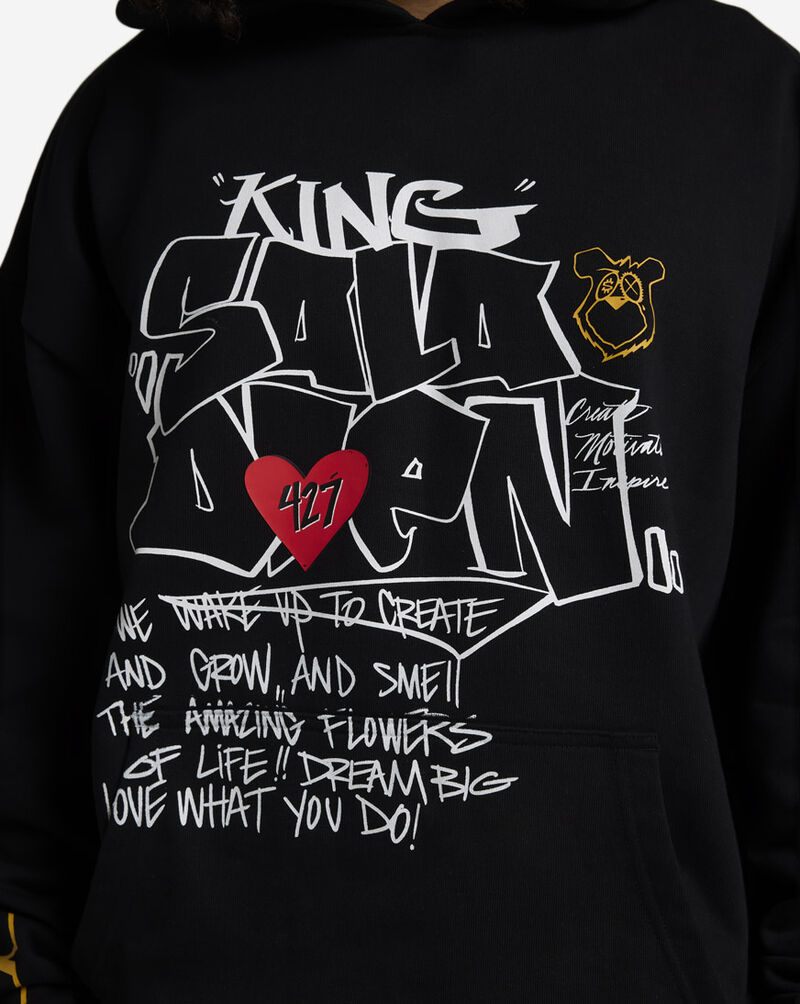 King Saladeen Dream Big All Over Hoodie KS008-BLK Black 3