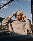 Nike NSW Over-Oversized French Terry Pullover Hoodie HQ5887-233 Brown 5