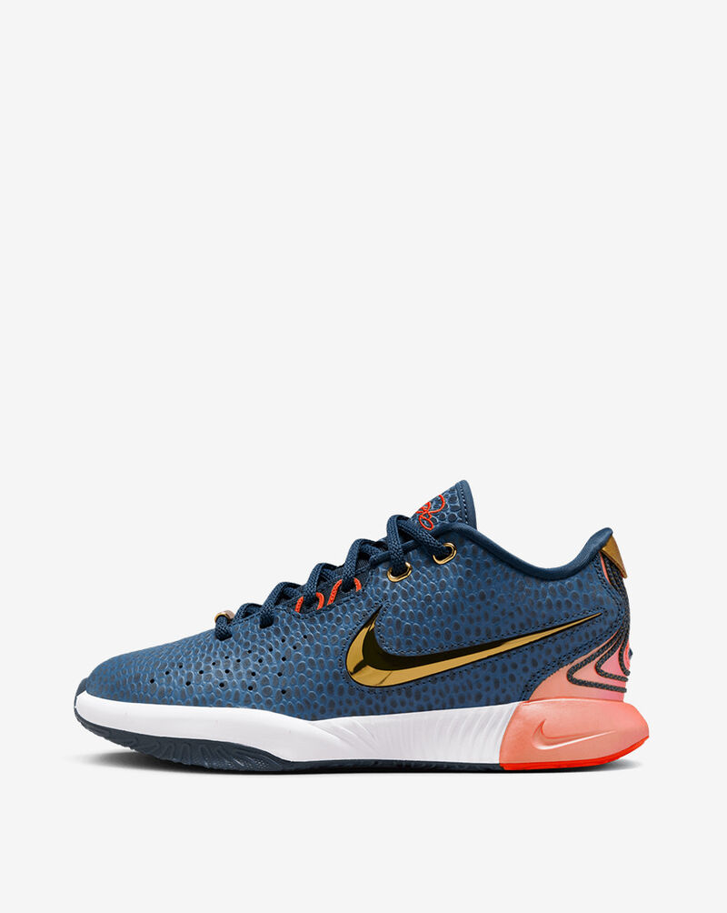 Nike Big Kids' LeBron XXI FV3606-400 Blue 1