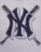 New York Yankees Mash Up Rib Fleece Pull Over Hoodie