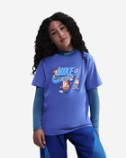 Nike Big Kids' Shoeboxes Graphic Tee HV5214-411 Blue 1