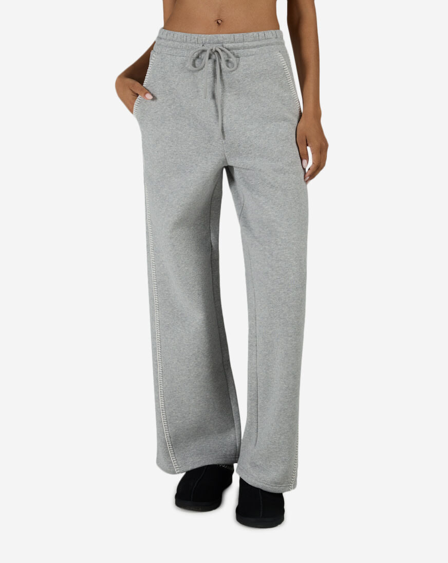 Shop UGG Classic Straight Leg Fleece Pant 1180574-CFB grey