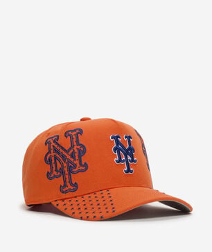 New York Mets Pro Pinch Triple Logo Snapback Hat