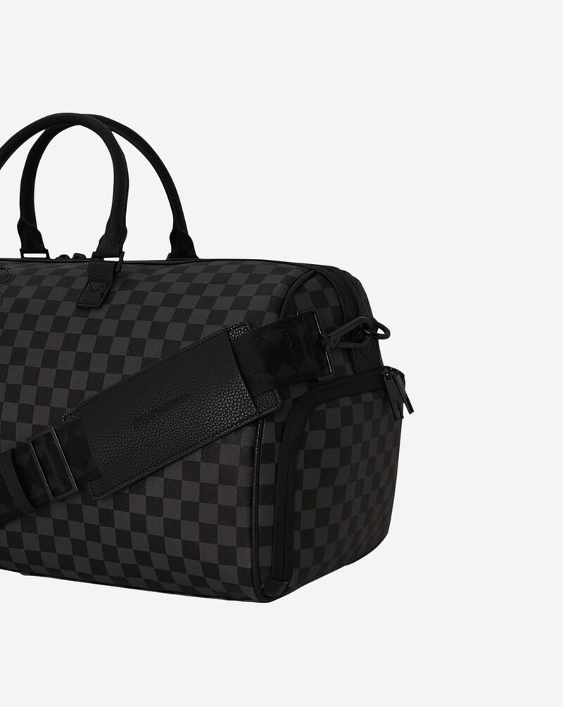 Sprayground Unfinished Shark Duffel D7482 Black 6