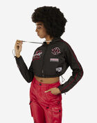 Racing Cropped Hoodie Jacket