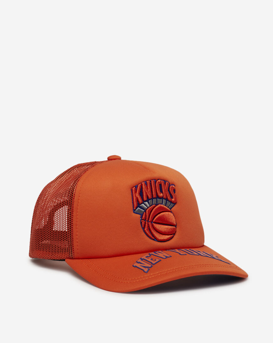 Shop Mitchell & Ness New York Knicks Puff the Magic Trucker
