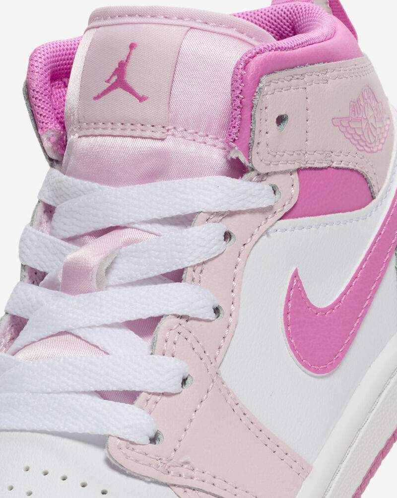 Nike Little Kids' Air Jordan 1 Mid DQ8424-601 Pink 8