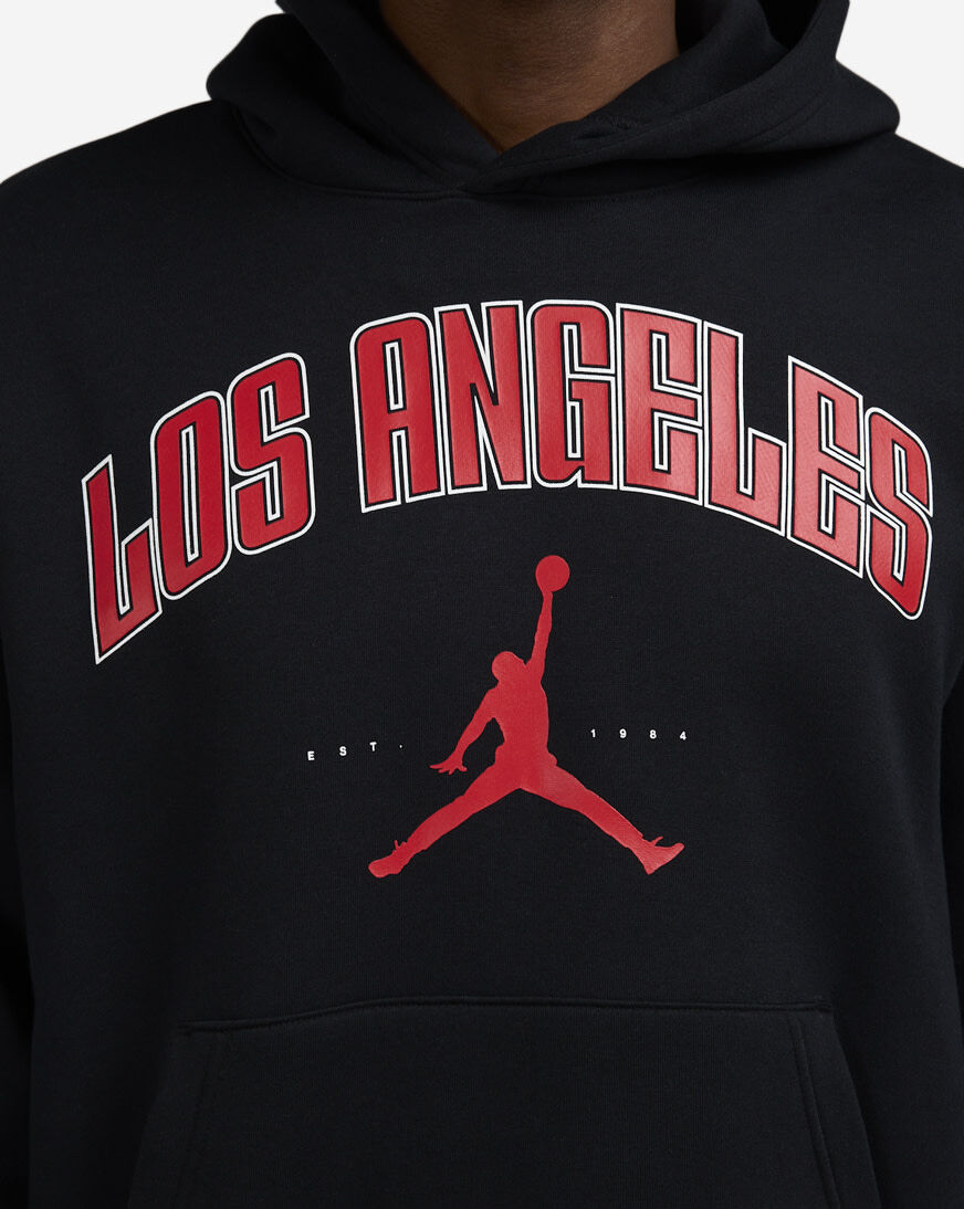Shop Jordan Los Angeles Fleece Pullover Hoodie HQ0421-010