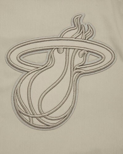 Miami Heat Neutral Twill Jacket Miami Heat Neutral Twill Jacket