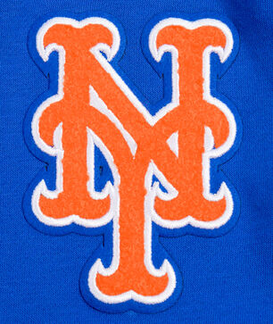 Big Boys' New York Mets Classic Fleece Full-Zip Hoodie