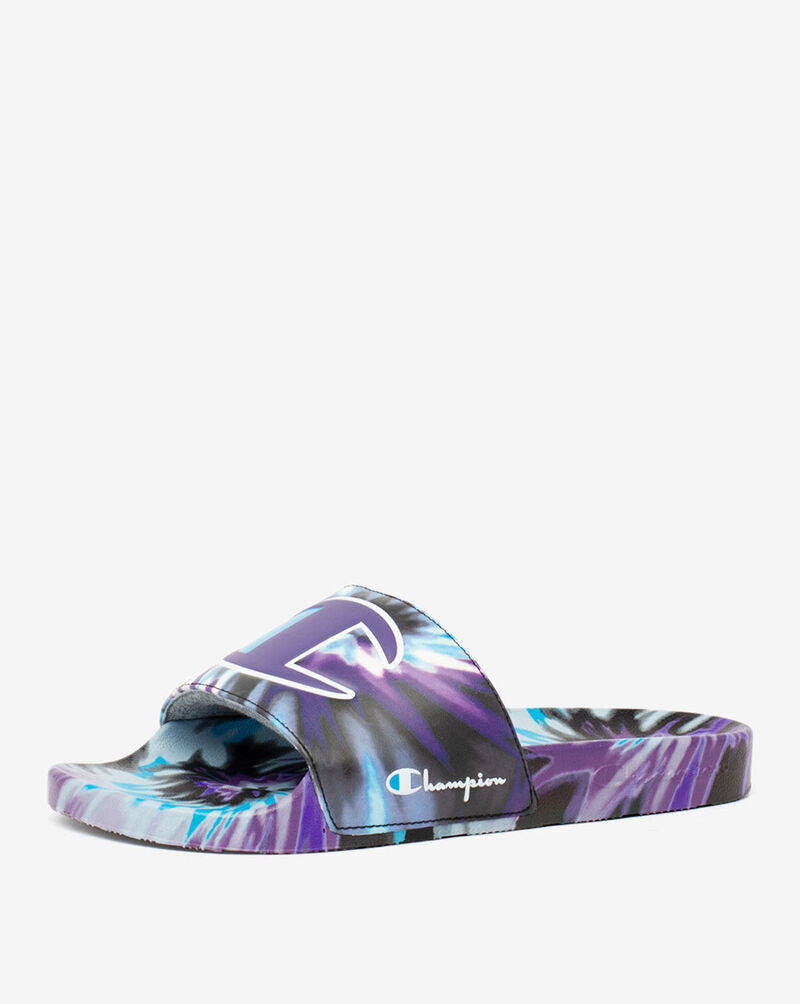 tie dye bling slides