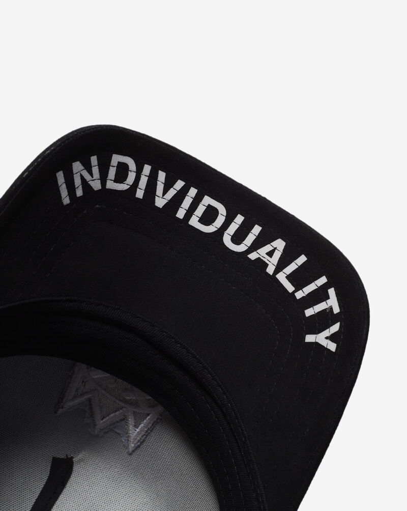Cult of Individuality Clean Logo Mesh Back Trucker Hat 625AC-CH44A Black 4