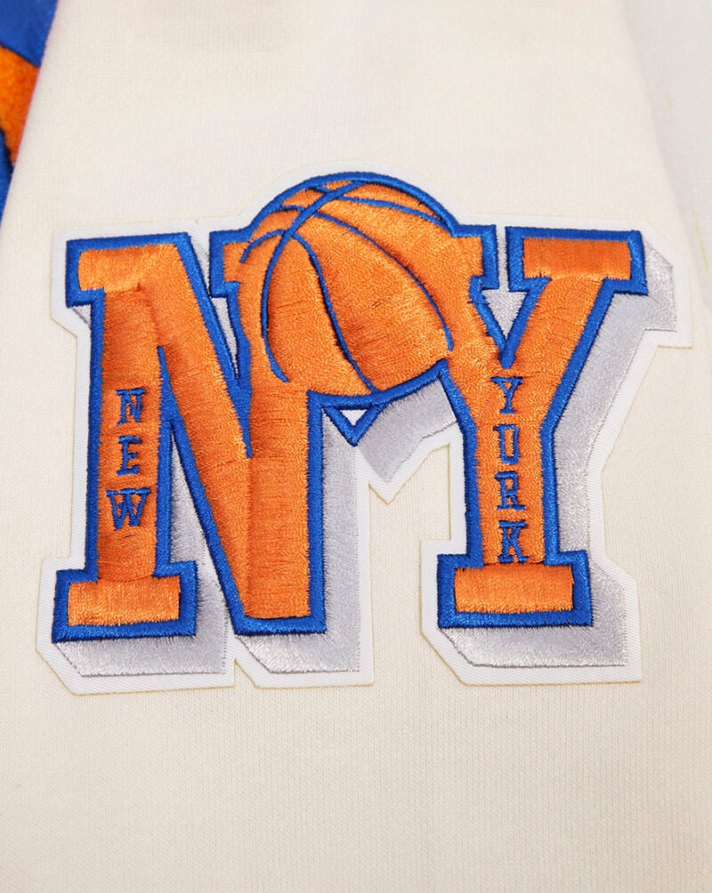 PRO STANDARD New York Knicks Retro Classic Fleece Pull Over Hoodie BNK556102-ERB cream 2