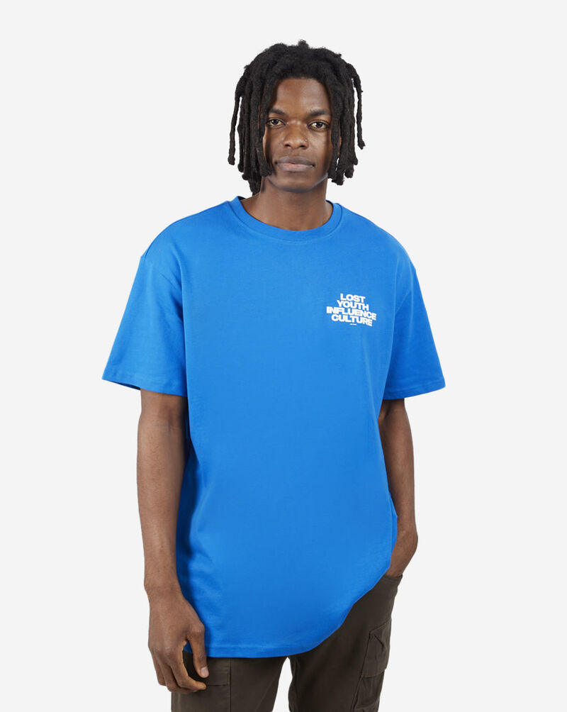 Lost Youth Culture Tee LY135-RYL Blue 1