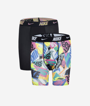 Big Kids' 2PK Printed Long Boxer Briefs