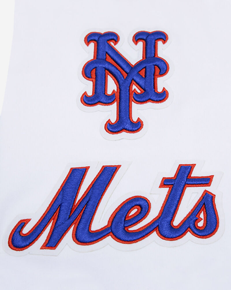 PRO STANDARD New York Mets Classic Chenille Double Knit Full-Zip Hoodie  LNM531928-WHT White 4