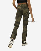 High-Rise Cargo Straight Jeans