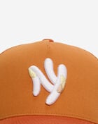 Field Grade NY Kurve King Twill Mesh Back Trucker Hat 1006396 Orange 2