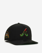 New Era 9Fifty A-Frame Atlanta Braves BHM Snapback Hat 70919352 Black 1