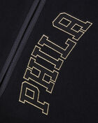 Black and Gold Philadelphia 76ers Varsity Jacket