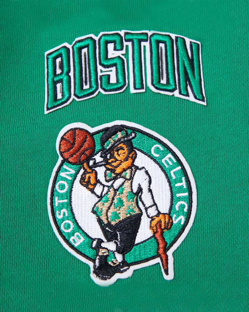 PRO STANDARD Boston Celtics Mash Up Rib Fleece Crewneck BBCC55731-KGR Green 4