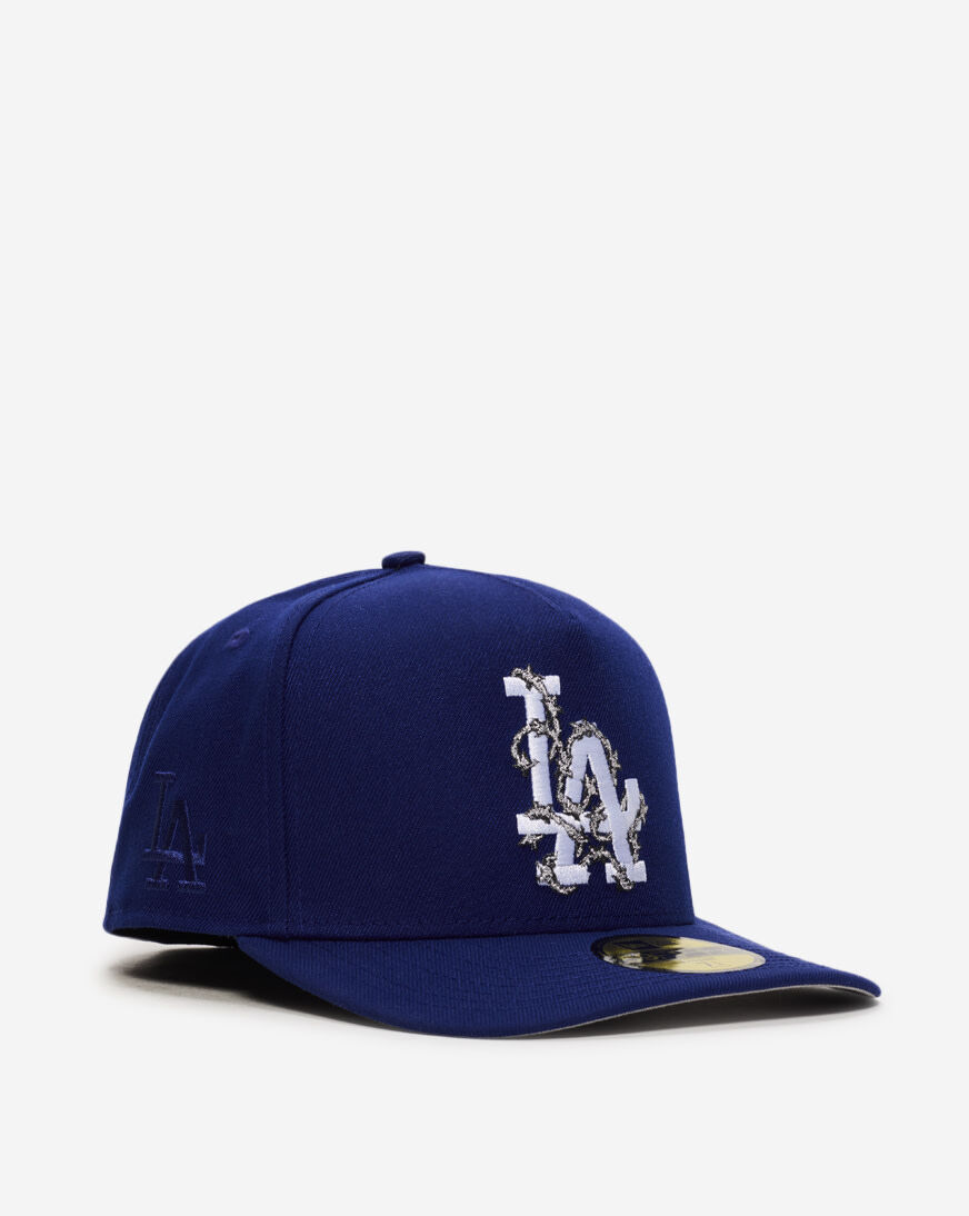 Shop New Era 59Fifty Los Angeles Dodgers A-Frame Fence Fitted Hat