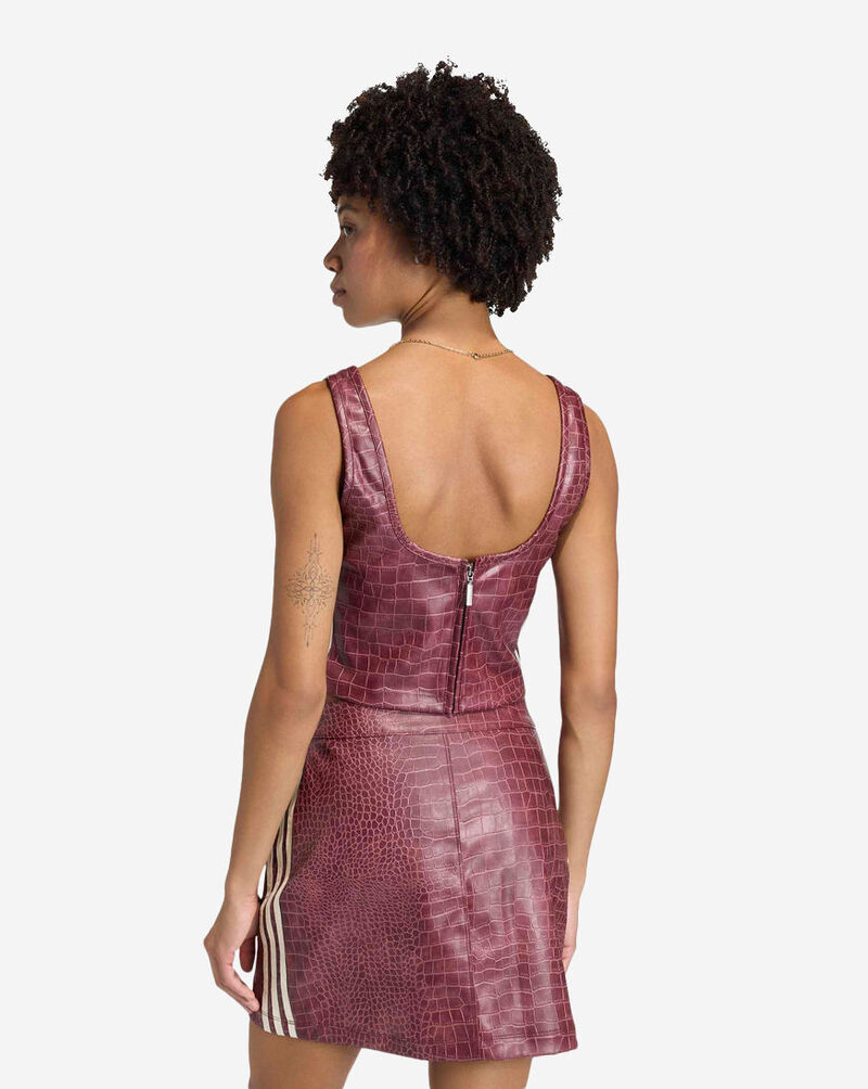 adidas Pleather Corset KD8786 Red 2