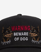 Field Grade Beware Of Dog Twill Trucker Hat 1005032 Black 2