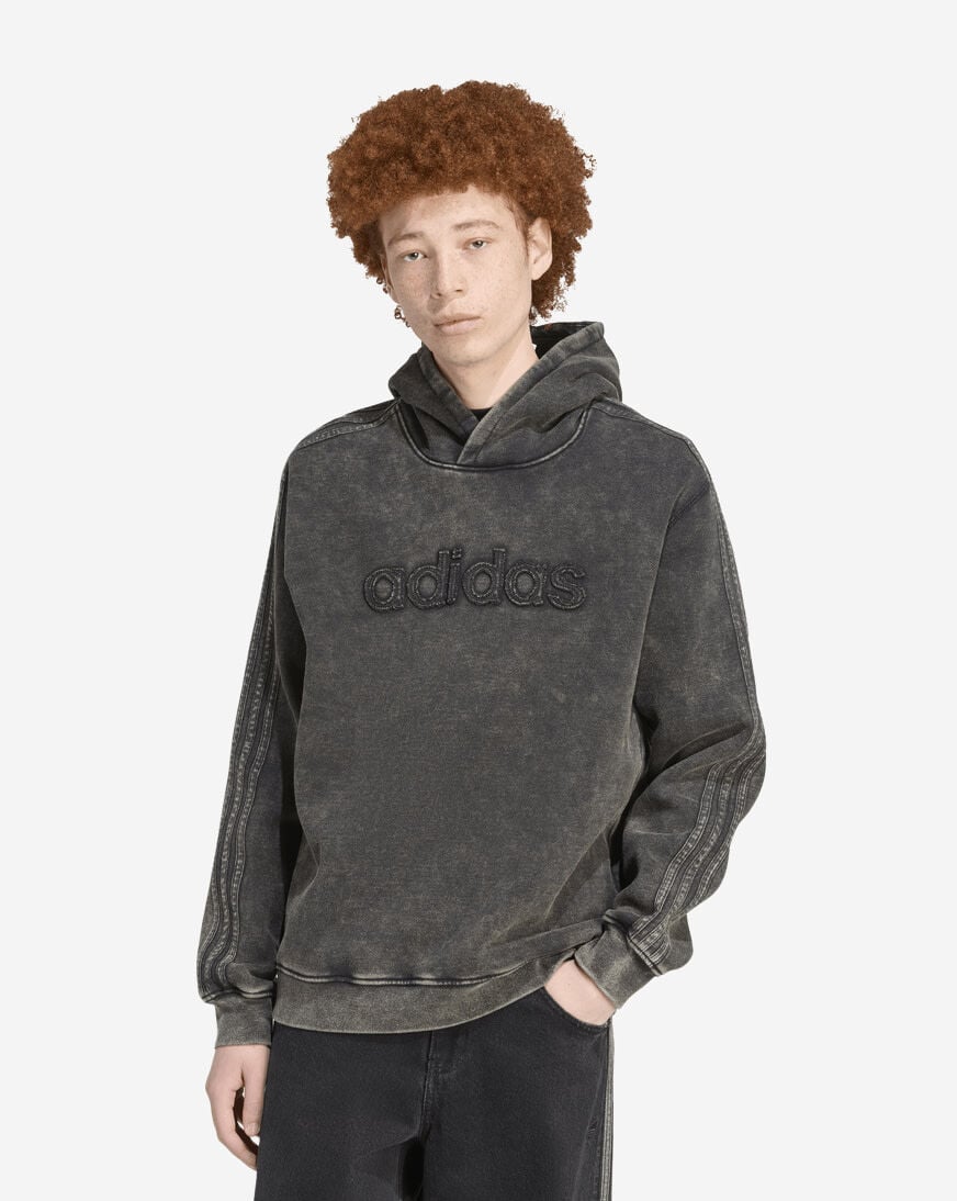 Shop adidas Washed Hoodie JY2792 black | SNIPES USA