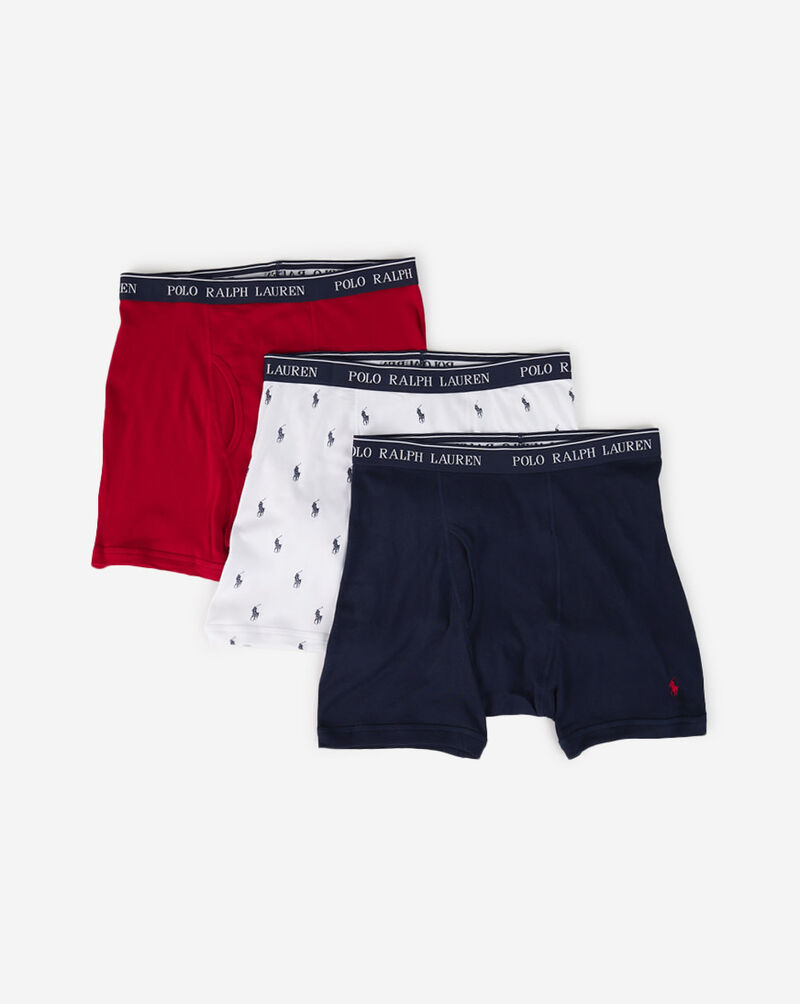 Polo Ralph Lauren Stretch Boxer Briefs - 3Pk NCBBP3-L8D Multi 1