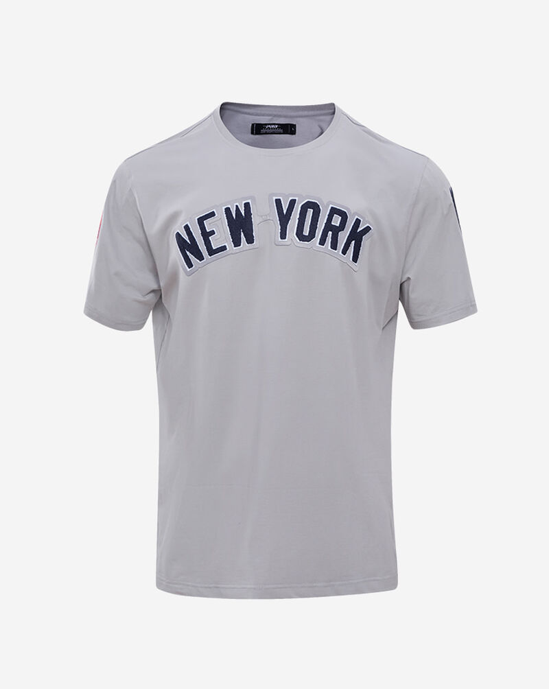 PRO STANDARD New York Yankees Short Sleeve Classic Chenille Tee  LNY131148-GRY Grey 1