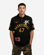 Classic Fit Basketball Mesh Polo Shirt