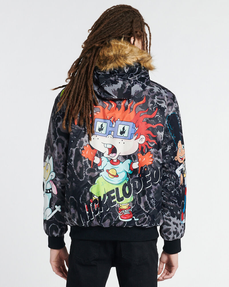 Members Only x Rick & Morty Black Windbreaker Jacket