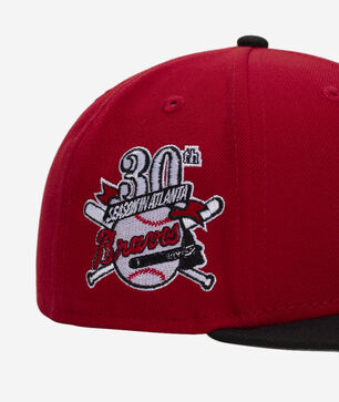 59Fifty Atlanta Braves Fire Red Fitted Hat