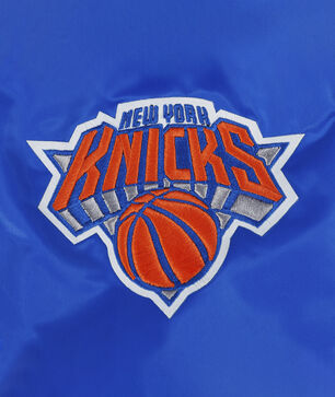 New York Knicks Big Logo Satin Jacket