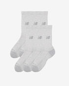 New Balance Active Crew Socks 6 Pack LAS65201AGT Grey 1