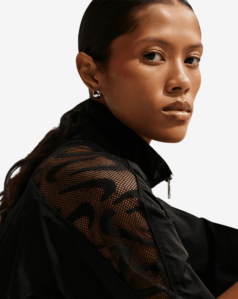 Nike NSW Cropped Lace Track Jacket IM8193-010 Black 4
