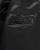 New York Jets Triple Black M Satin Jacket