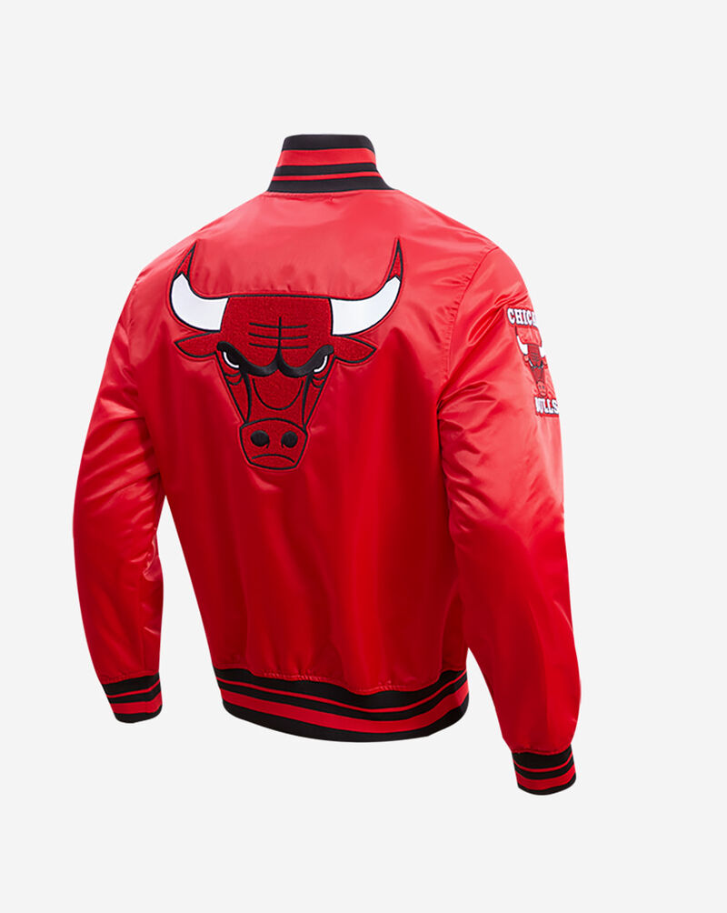 PRO STANDARD Chicago Bulls Retro Classic Rib Satin Jacket BCB656009-RBK Red 3